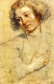 Peter Paul Cabeza y mano derecha de una mujer Peter Paul Rubens barroco